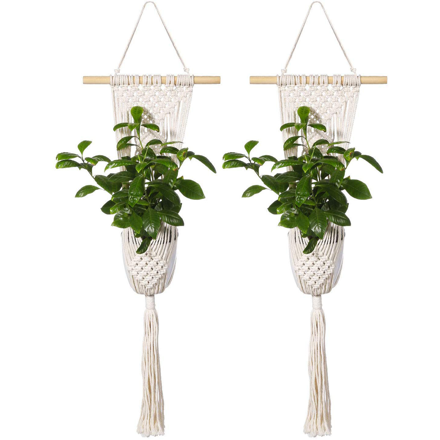 handmade macrame bohemian hanging indoor outdoor planters manufacturer, Supplier and exporter