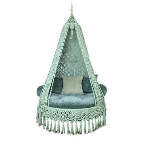 macrame hammock swing