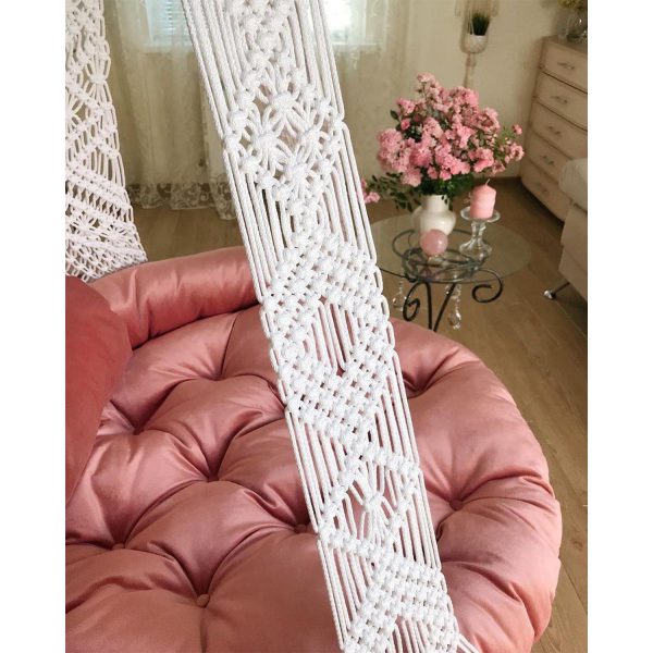 Luxurious Home Decor Macrame Swing by Kaahira