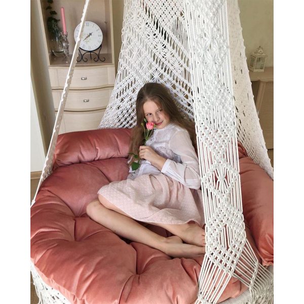 Luxurious Home Decor Macrame Swing by Kaahira