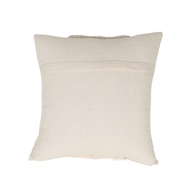 Boho Cushion Cover in off white color by Kaahira