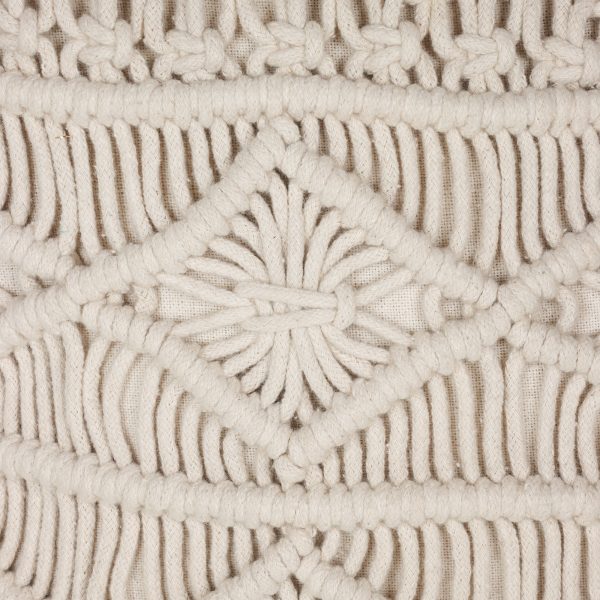 Unique and Boho Design Macrame Cushion Cover by Kaahira