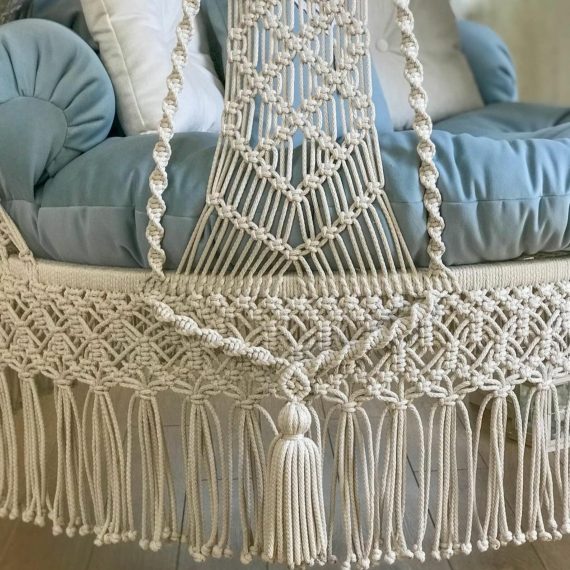 macrame swing chair