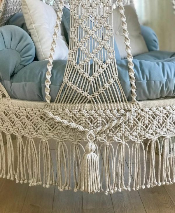 macrame swing chair