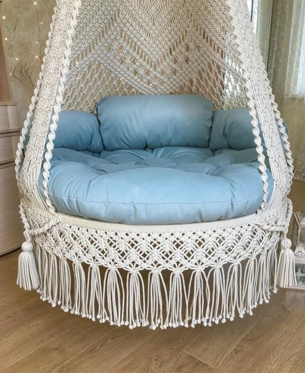 macrame swing chair