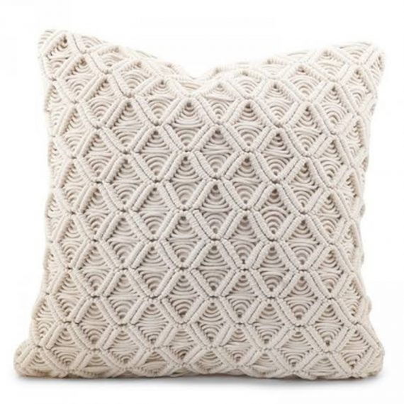 Macrame Throw Pillow