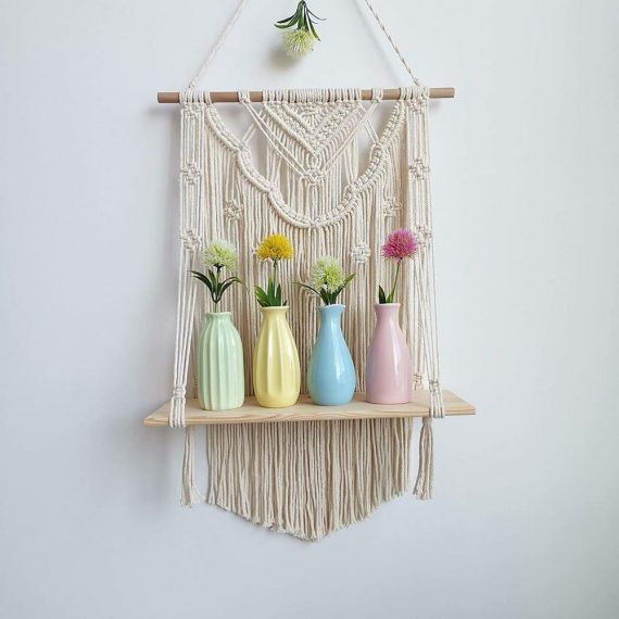 Macrame shelfs