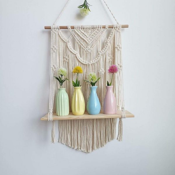 Macrame shelfs