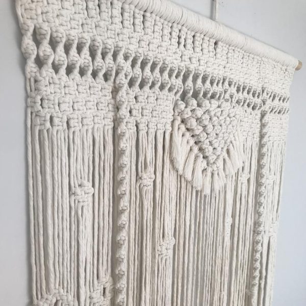 Handmade Macrame Curtains for Doors - 4x8 feet