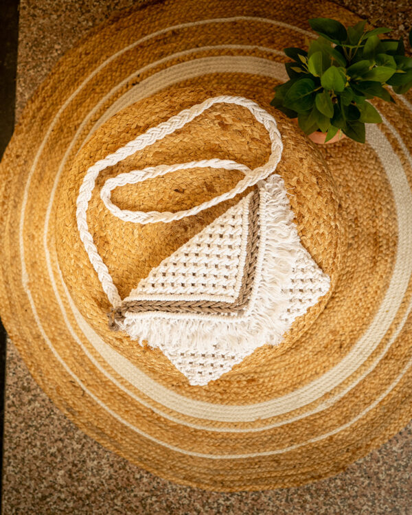 Handmade Macrame Cotton Sling bag
