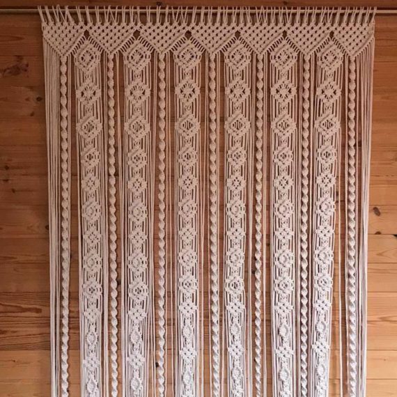 Macrame Semi-Sheer Curtains