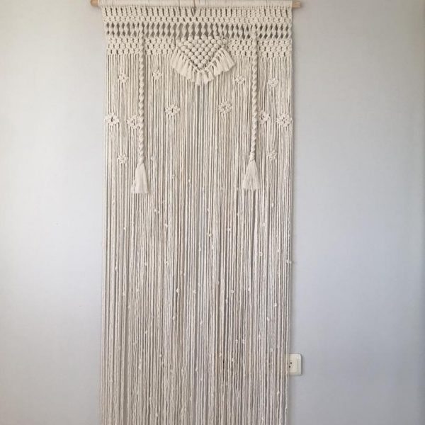 Handmade Macrame Curtains for Doors - 4x8 feet