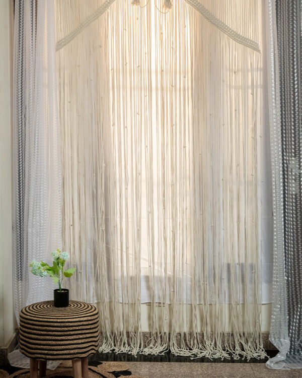 Buy Handmade Macrame Curtains for Doors-4x8 feet