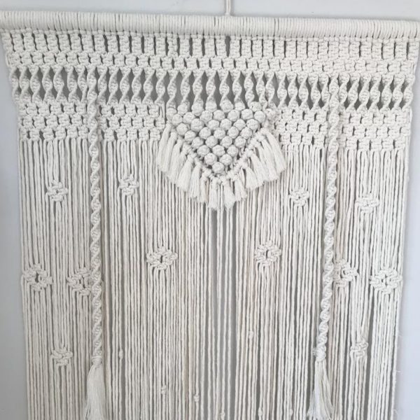 Handmade Macrame Curtains for Doors - 4x8 feet