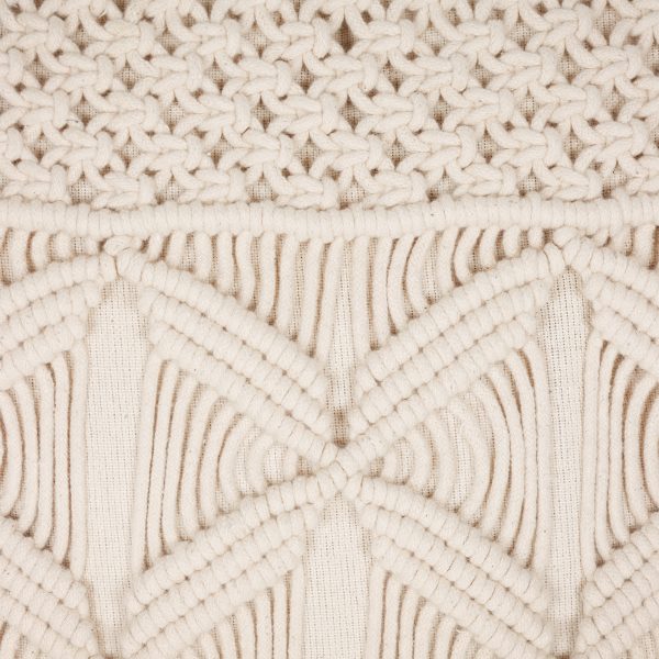 Handmade Macrame Cushion Cover by Kaahira