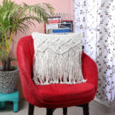 Macrame Chair Cushion Cover