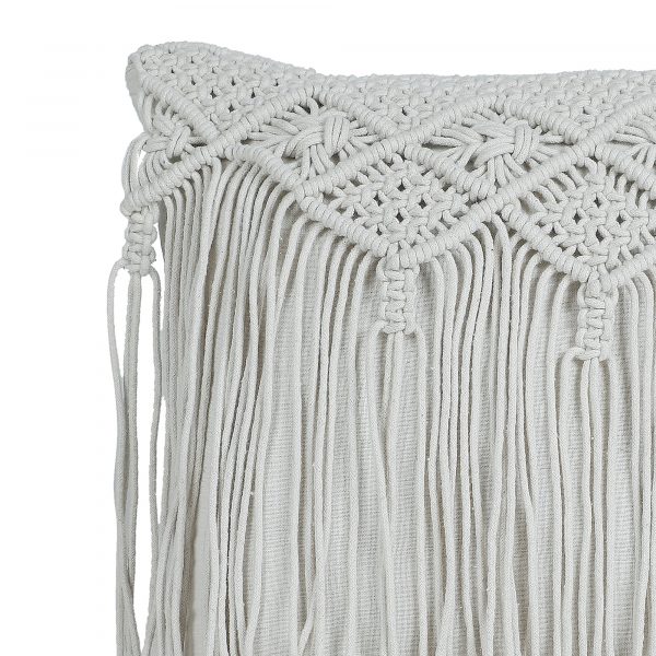 Handmade Macrame Cushion Pillow Cover by Kaahira