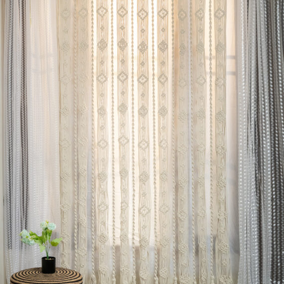 semi sheer curtain