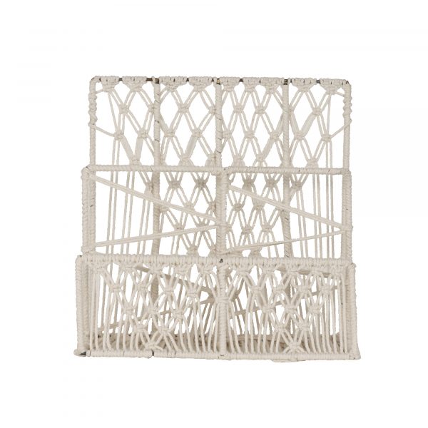 Macrame Magazine Stand  by Kaahira