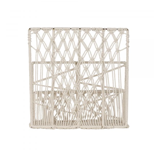 Macrame Magazine Stand  by Kaahira