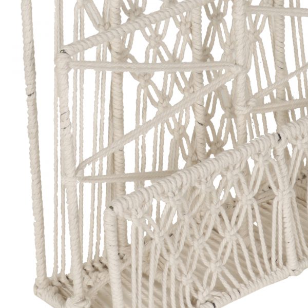 Macrame Magazine Stand  by Kaahira