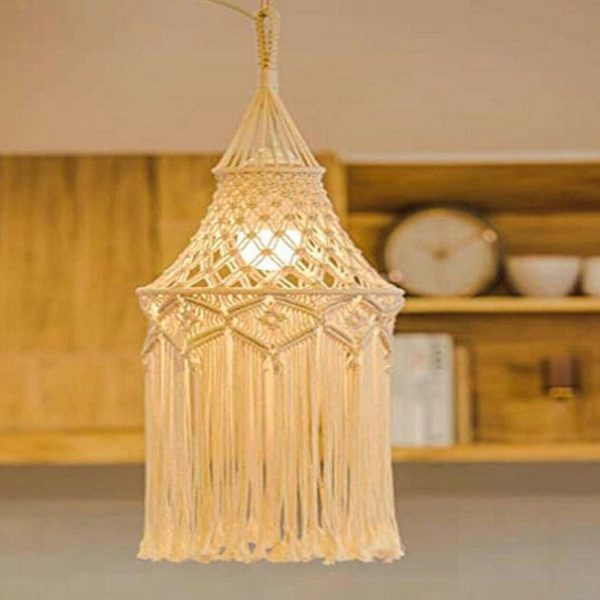 Bohemian Decor Chandelier Lamp by Kaahira