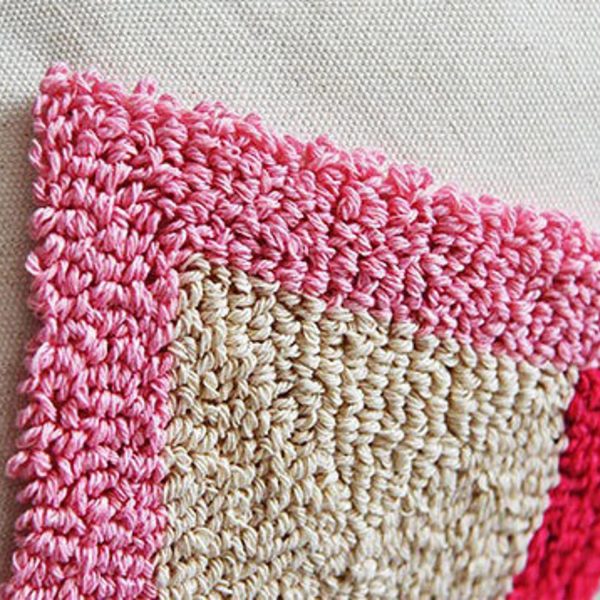 KAAHIRA Velvet Pink Bohemian Cushion Cover