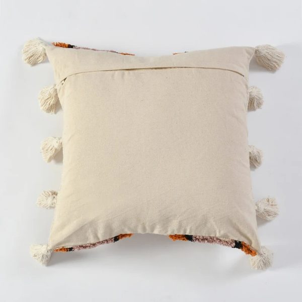 KAAHIRA Chocolate Cake Tufted Boho Cushion Cover