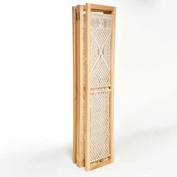 macrame decorative room divider