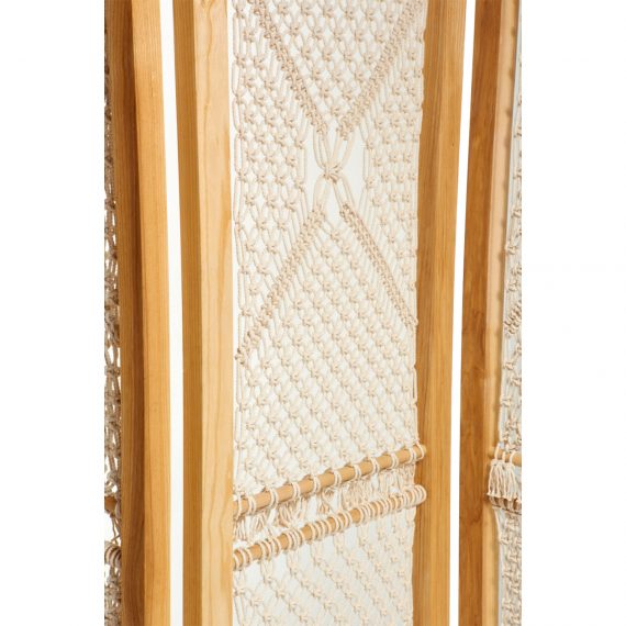 macrame decorative room divider