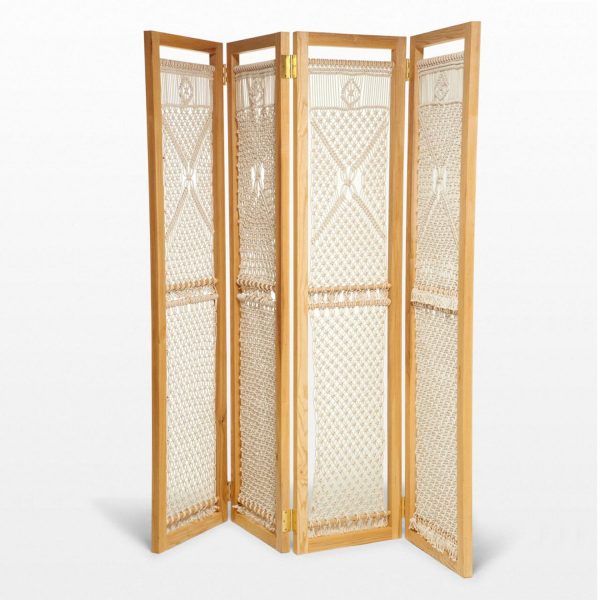 macrame decorative room divider