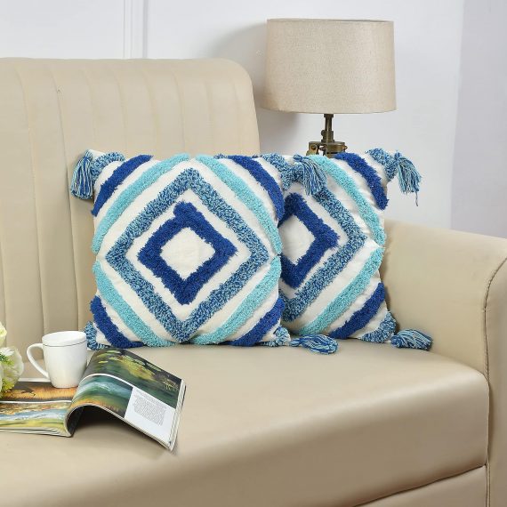 Ice Tufted Boho Cushion Cover