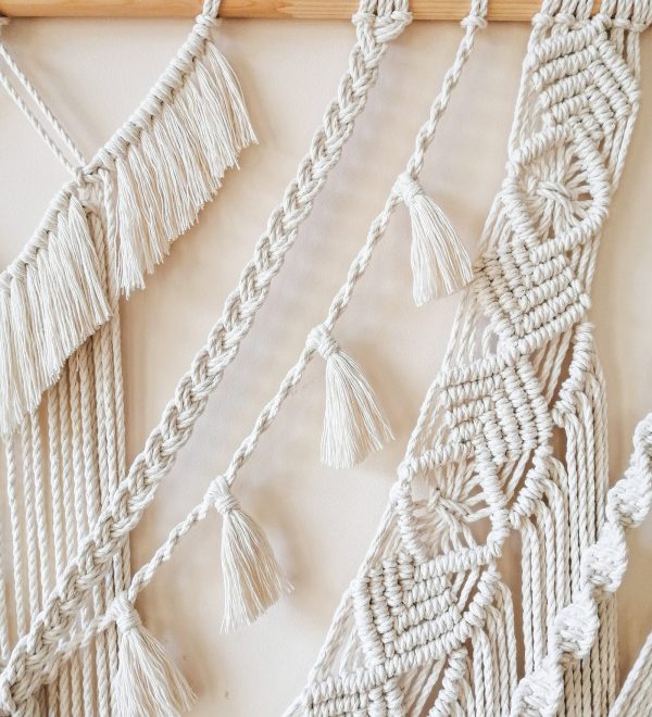 Luxurious Boho Macrame Wall Backdrop Curtain