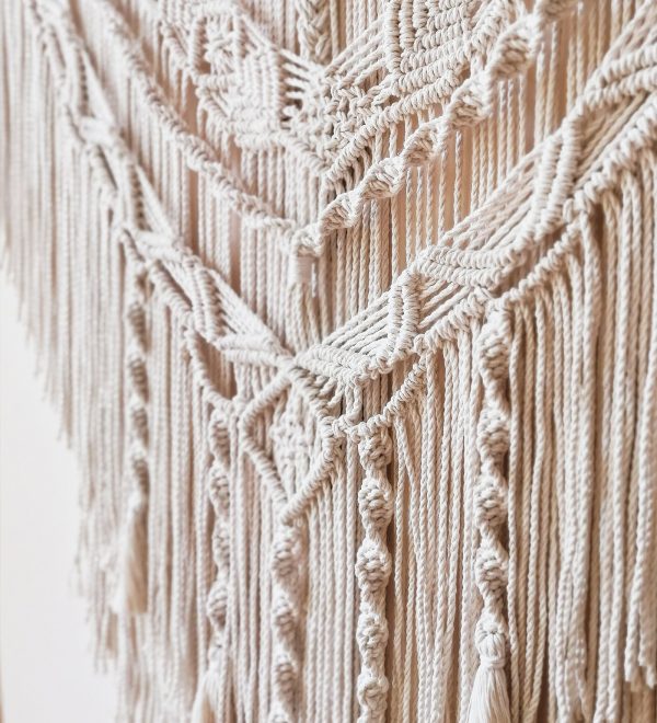 Luxurious Boho Macrame Wall Backdrop Curtain