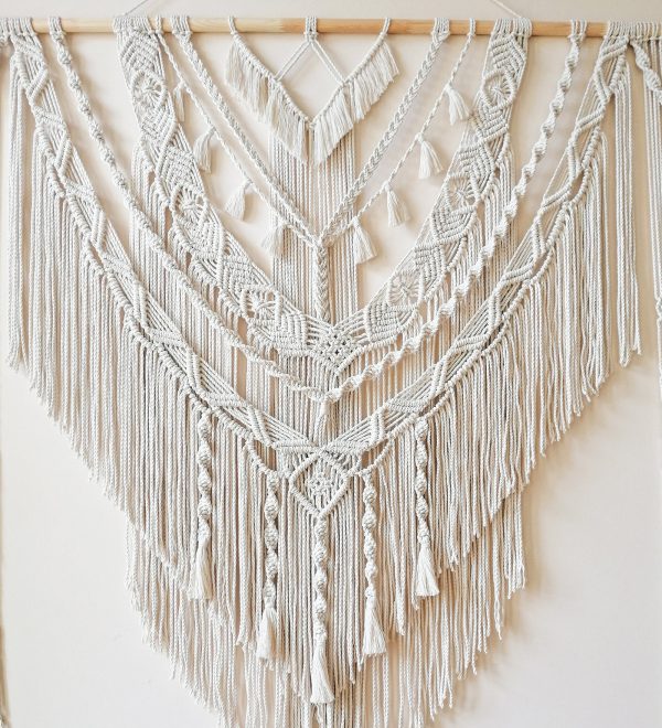 Luxurious Boho Macrame Wall Backdrop Curtain