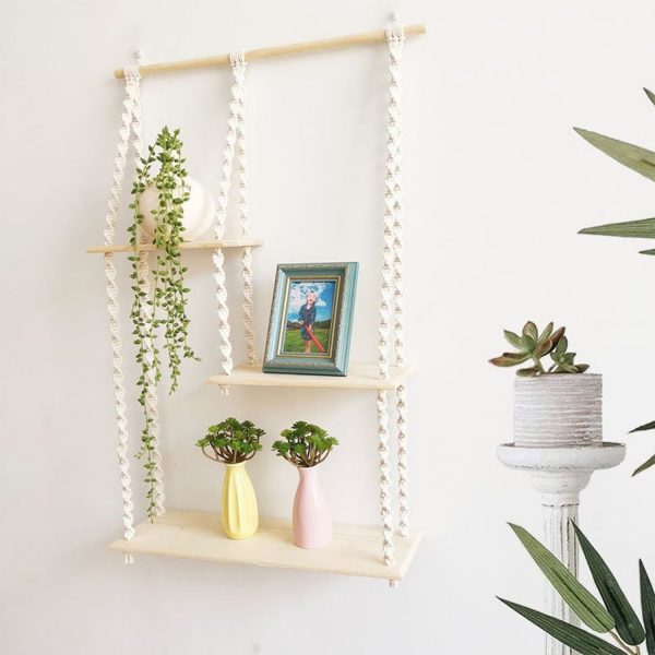 Simple & Beautiful Multi-tier Wall Shelf