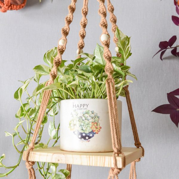 Macrame Planter in Square Shape