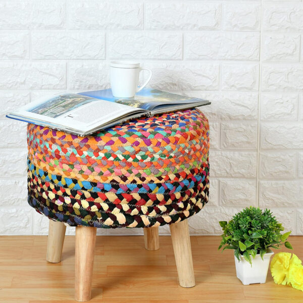 Jute Ottoman Chair