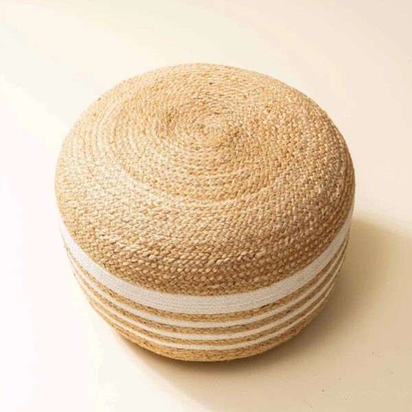 Natural Jute Pouf