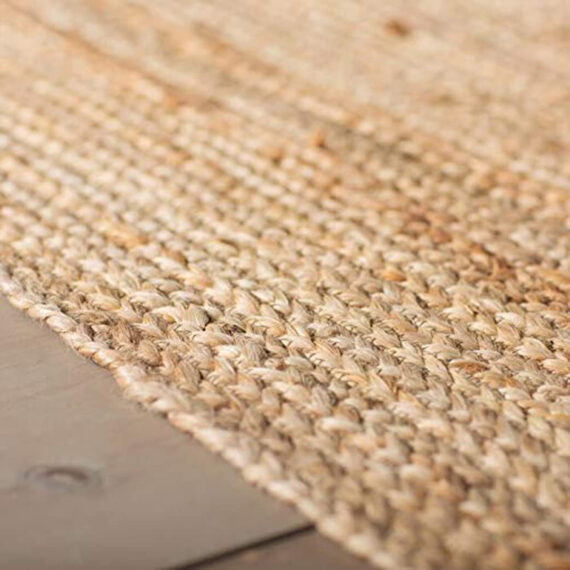 Natural Jute Brown Rug