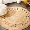 Natural Jute Capret