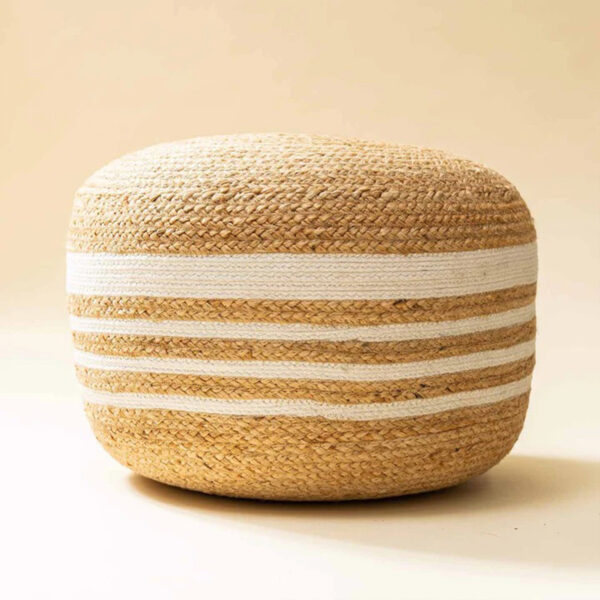 Natural Jute Pouf