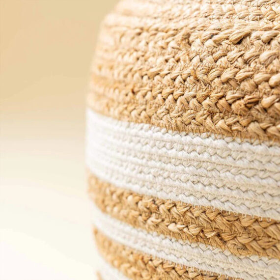 Natural Jute Pouf