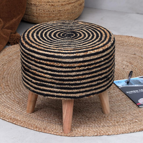 Jute Ottoman Stools