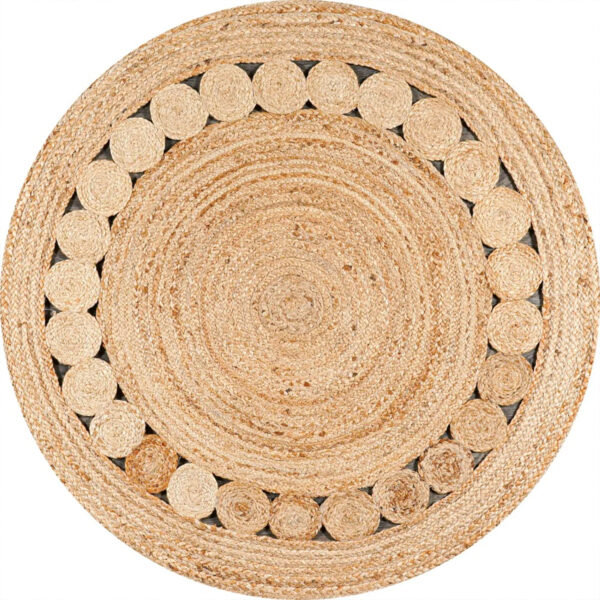 Natural Jute Carpet Round Shape