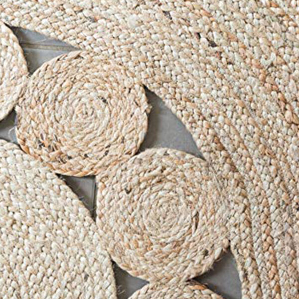 Natural Jute Carpet Round Shape