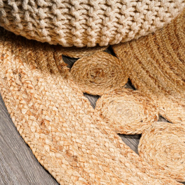 Natural Jute Carpet Round Shape