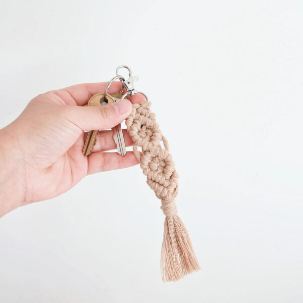 Macrame Key Chain for Gifting Purpose