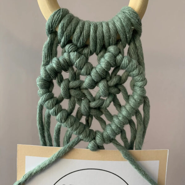 Cotton Macrame Polaroids Heart Shape with Ring