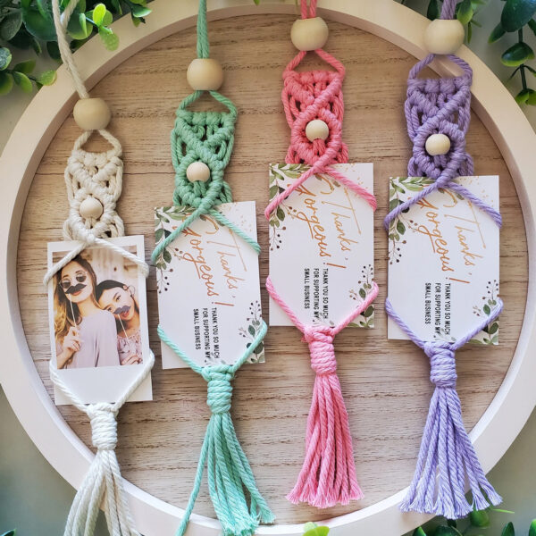 Cotton Macrame Polaroids